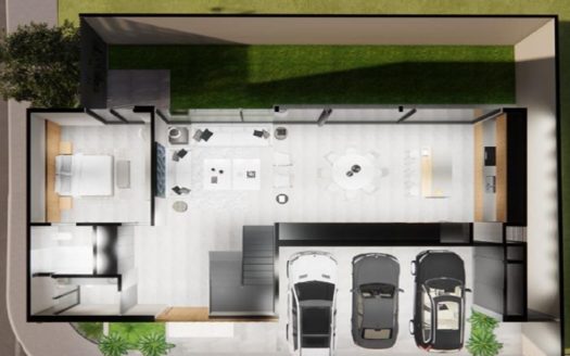 CASA EN VENTA EN ESQUINA EN BOSQUES DE LAS MISIONES, CARRETERA NACIONAL.